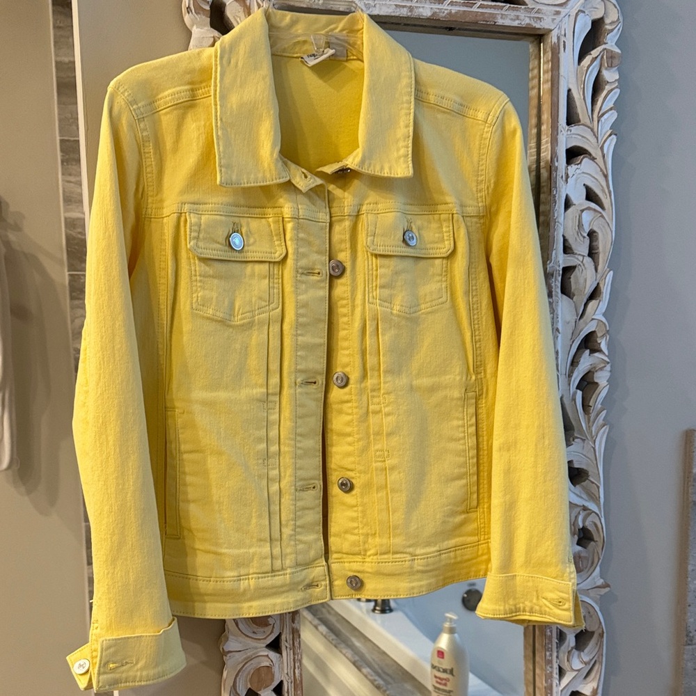 Rafaella Yellow Denim Jacket